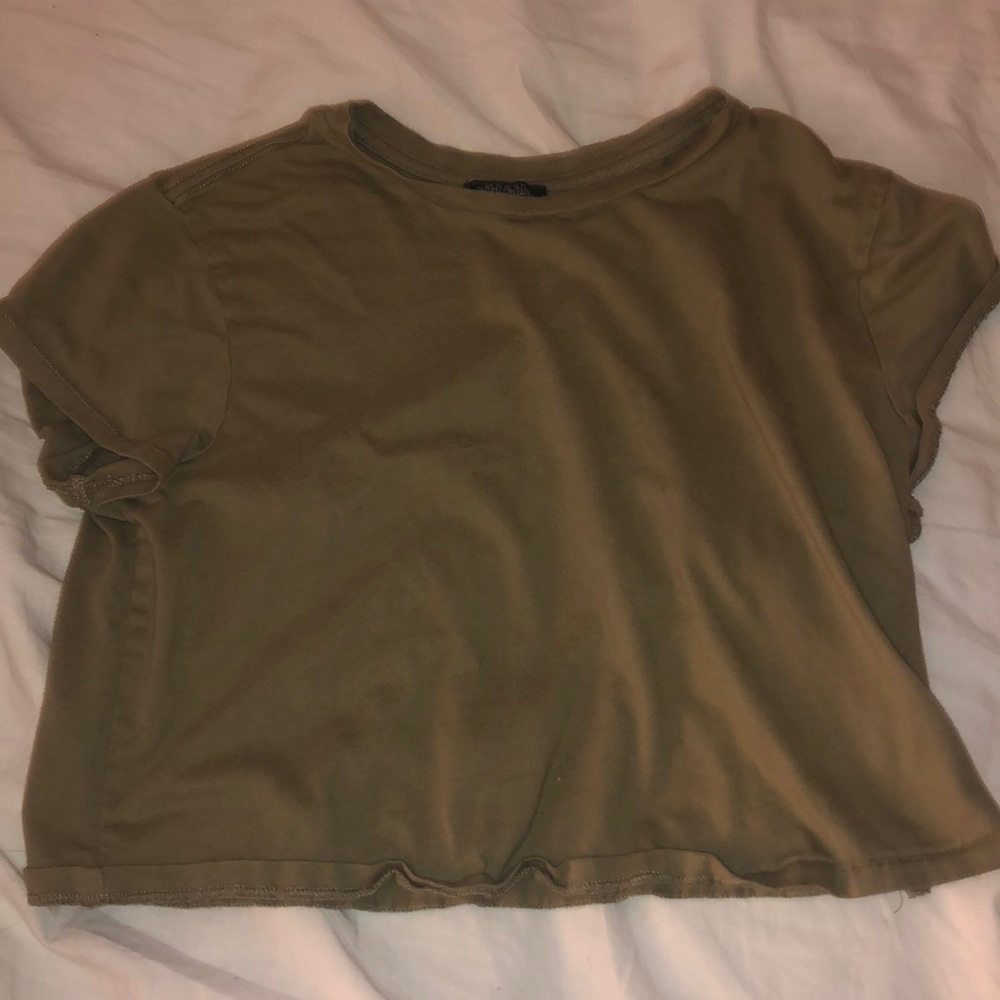 basic cropped tee - Picture 1 of 3